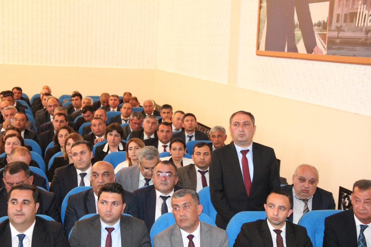 Goranboy rayon İcra Hakimiyyəti başçısı yanında Şuranın növbəti iclası keçirildi - FOTOLAR
