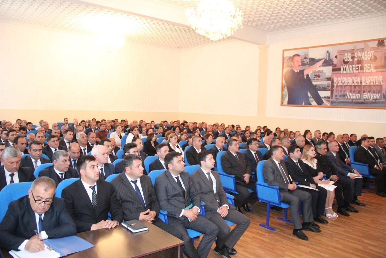 Goranboy rayon İcra Hakimiyyəti başçısı yanında Şuranın növbəti iclası keçirildi - FOTOLAR