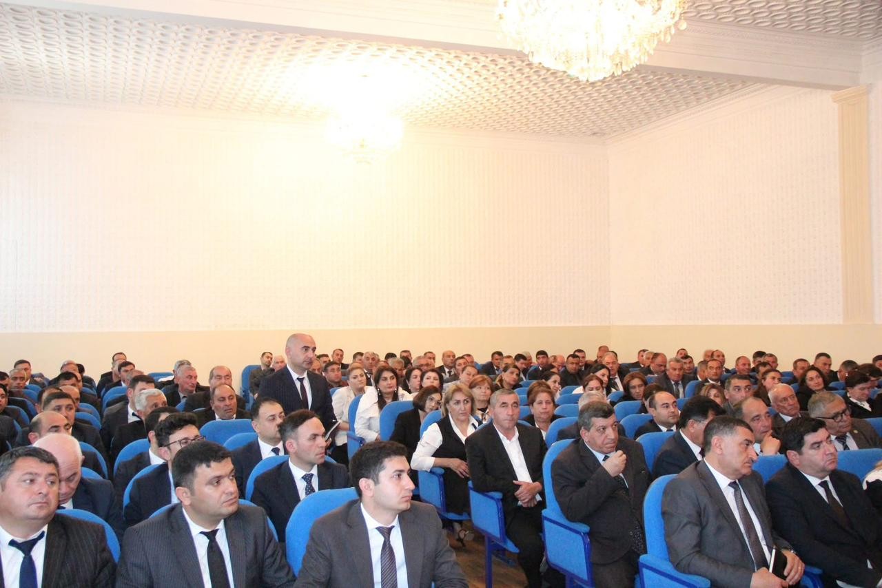 Goranboy rayon İcra Hakimiyyəti başçısı yanında Şuranın növbəti iclası keçirildi - FOTOLAR