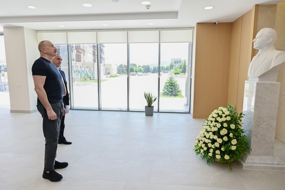 Prezident Xankəndidə açılışda iştirak edib - FOTOLAR