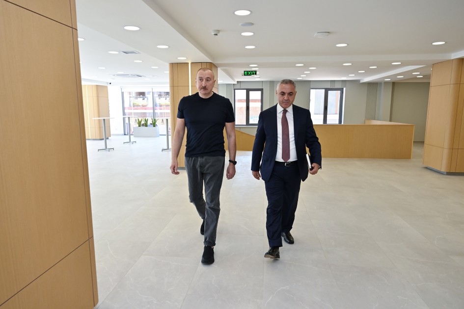 Prezident Xankəndidə açılışda iştirak edib - FOTOLAR