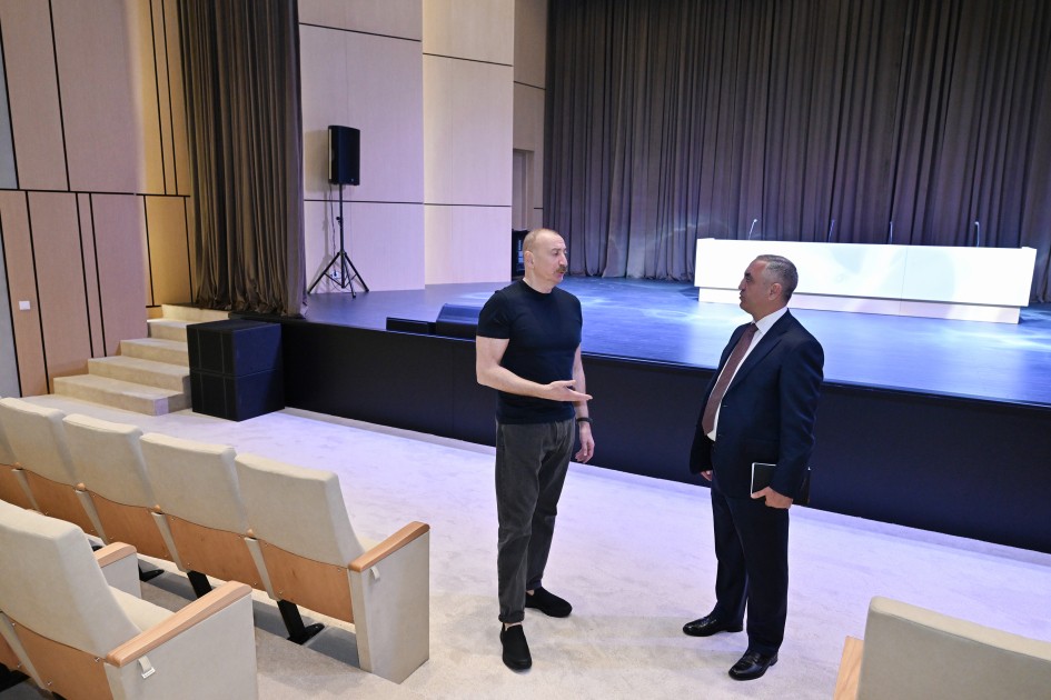 Prezident Xankəndidə açılışda iştirak edib - FOTOLAR