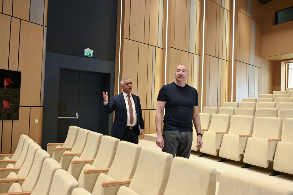 Prezident Xankəndidə açılışda iştirak edib - FOTOLAR