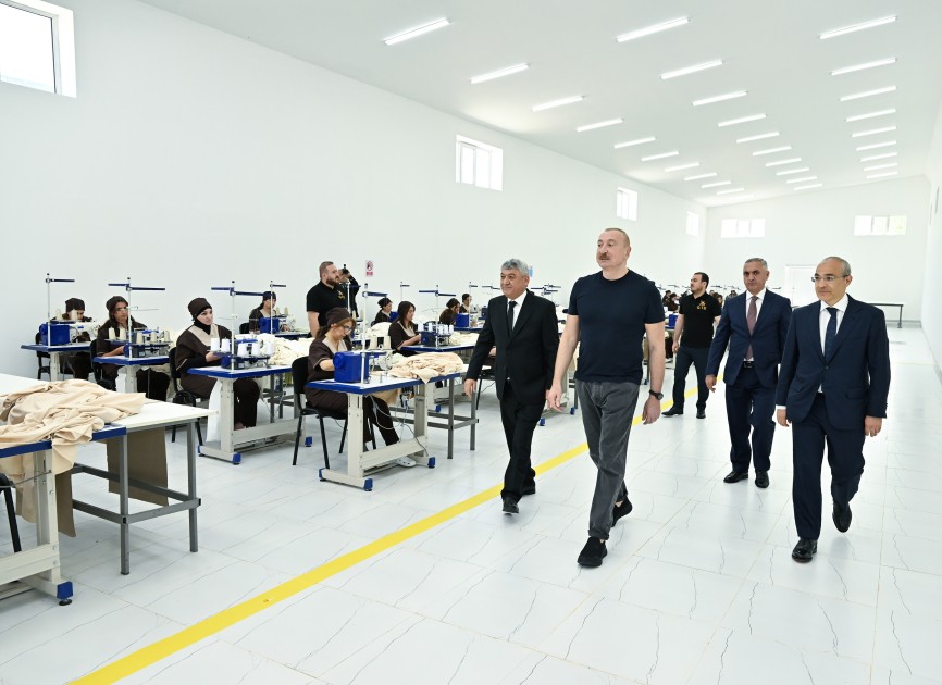 Xocalıda Qarabağ Tekstil Evi” MMC istifadəyə verildi - FOTOLAR