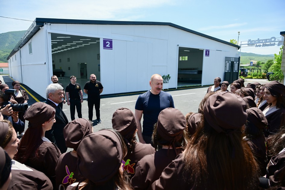Xocalıda Qarabağ Tekstil Evi” MMC istifadəyə verildi - FOTOLAR