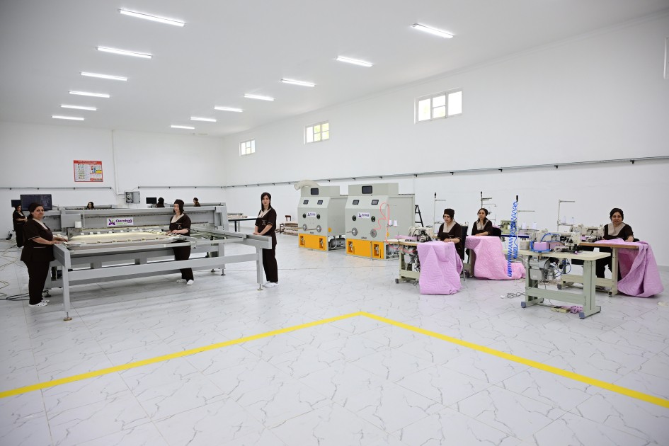 Xocalıda Qarabağ Tekstil Evi” MMC istifadəyə verildi - FOTOLAR