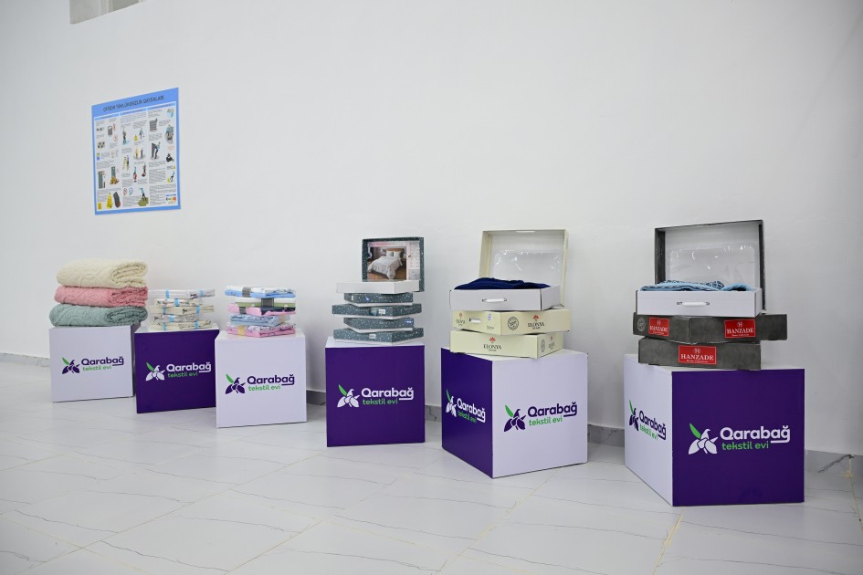 Xocalıda Qarabağ Tekstil Evi” MMC istifadəyə verildi - FOTOLAR