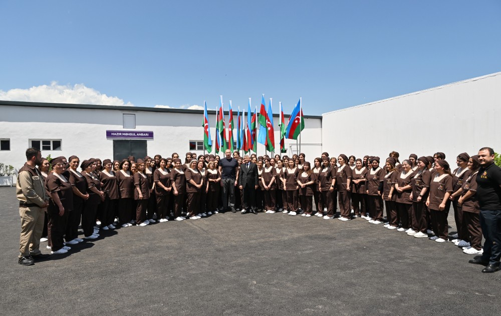 Xocalıda Qarabağ Tekstil Evi” MMC istifadəyə verildi - FOTOLAR