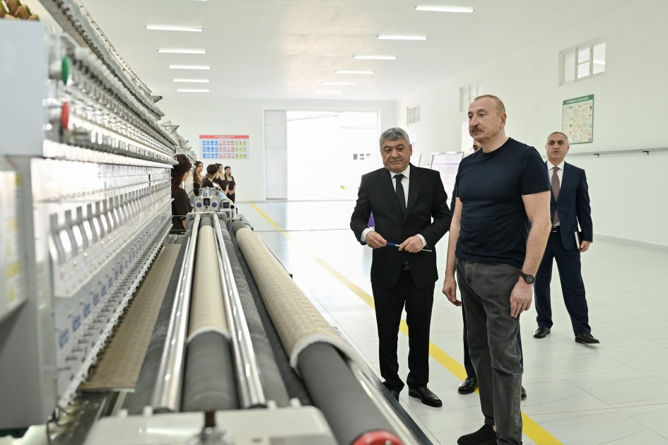 Xocalıda Qarabağ Tekstil Evi” MMC istifadəyə verildi - FOTOLAR