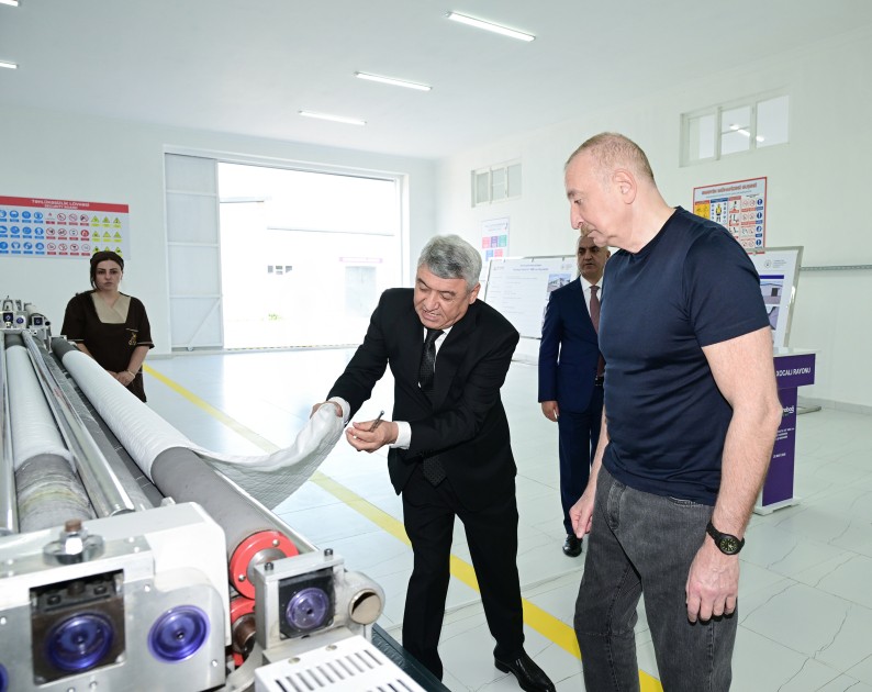 Xocalıda Qarabağ Tekstil Evi” MMC istifadəyə verildi - FOTOLAR