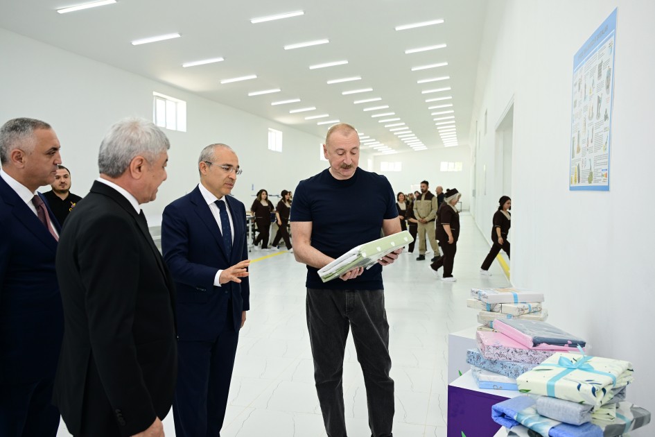 Xocalıda Qarabağ Tekstil Evi” MMC istifadəyə verildi - FOTOLAR