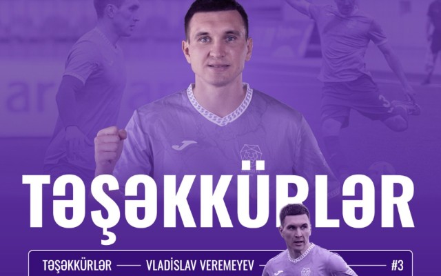 "Şamaxı" ukraynalı futbolçu ilə yollarını ayırdı 