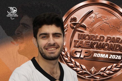 Parataekvondoçularımız Romada iki medal qazandılar