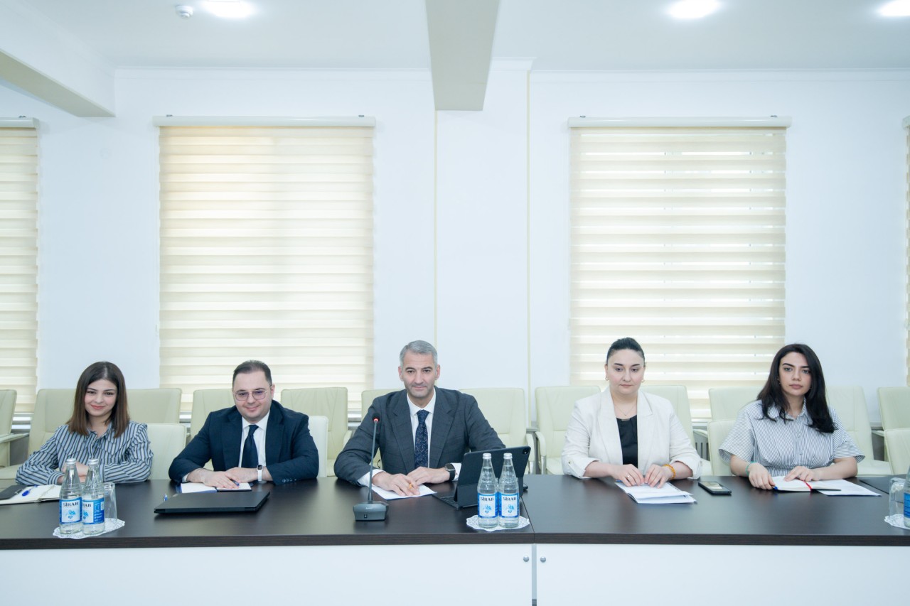 BMU-da Dövlət Proqramı İdarəetmə Qrupunun rəhbər heyəti ilə görüş keçirildi - FOTOLAR
