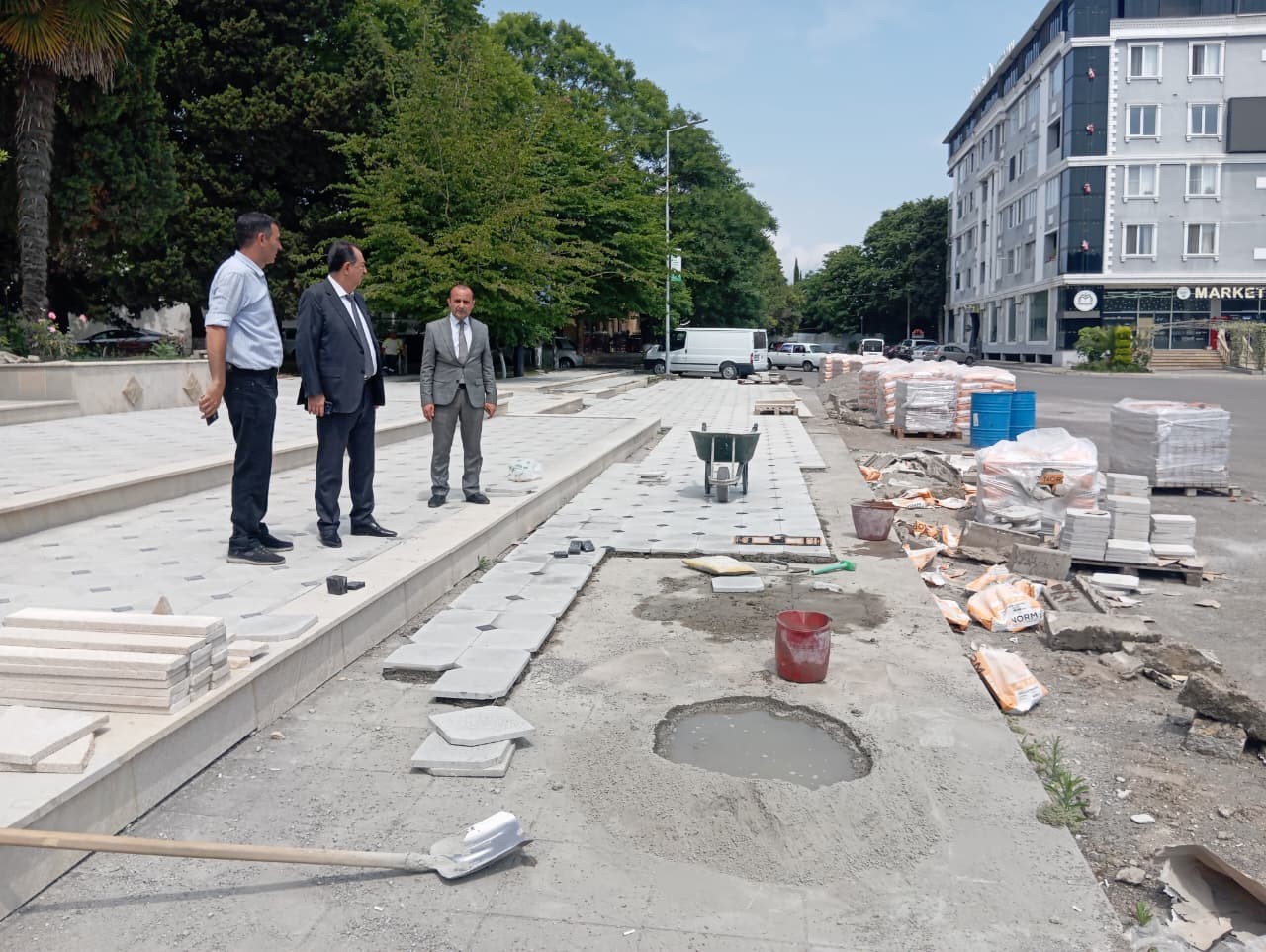Taleh Qaraşov Həzi Aslanov parkında görülən işlərlə tanış oldu - FOTOLAR