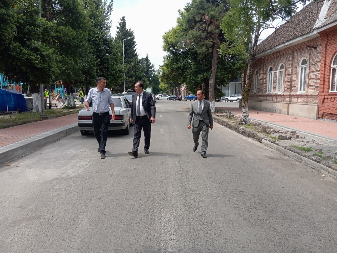 Taleh Qaraşov Həzi Aslanov parkında görülən işlərlə tanış oldu - FOTOLAR