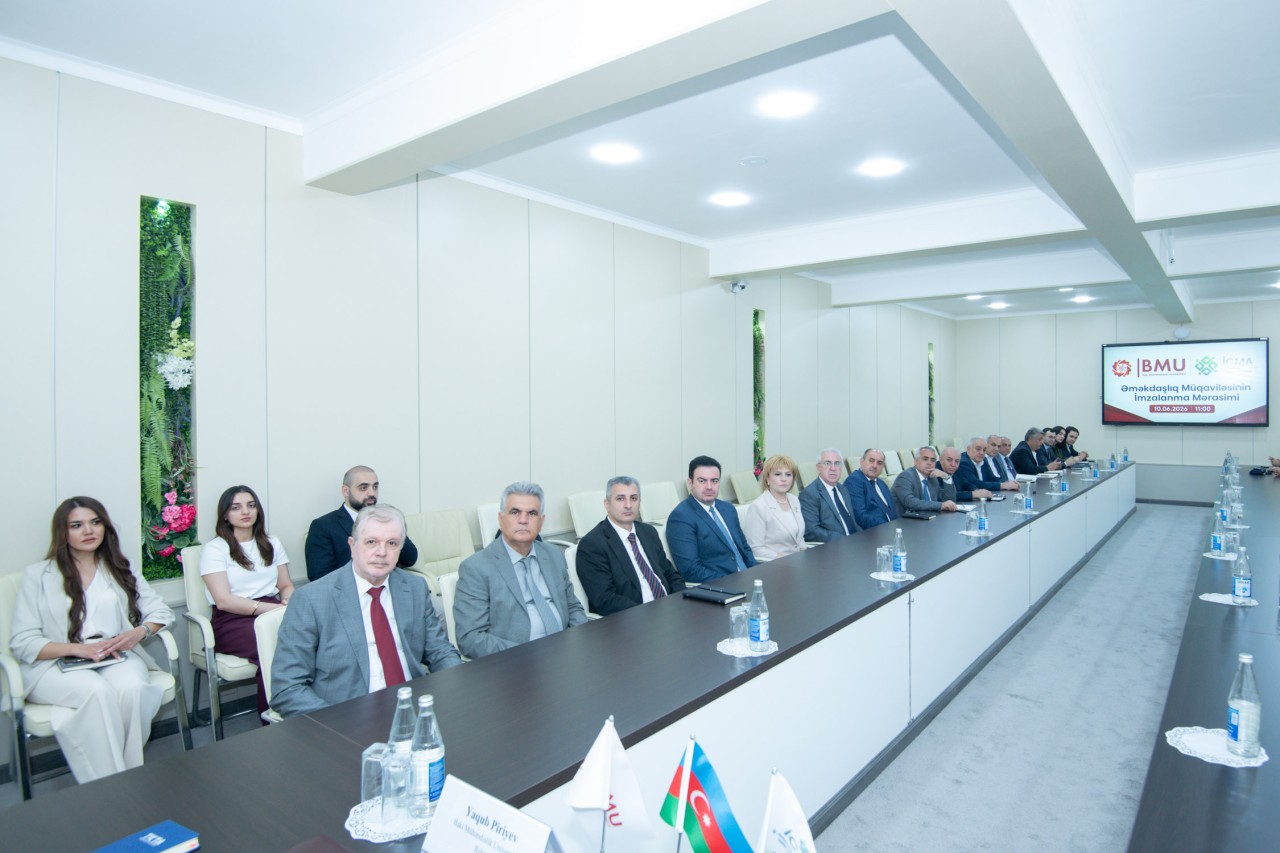 BMU və İCMA arasında birgə fəaliyyət istiqamətləri müəyyənləşib - FOTOLAR