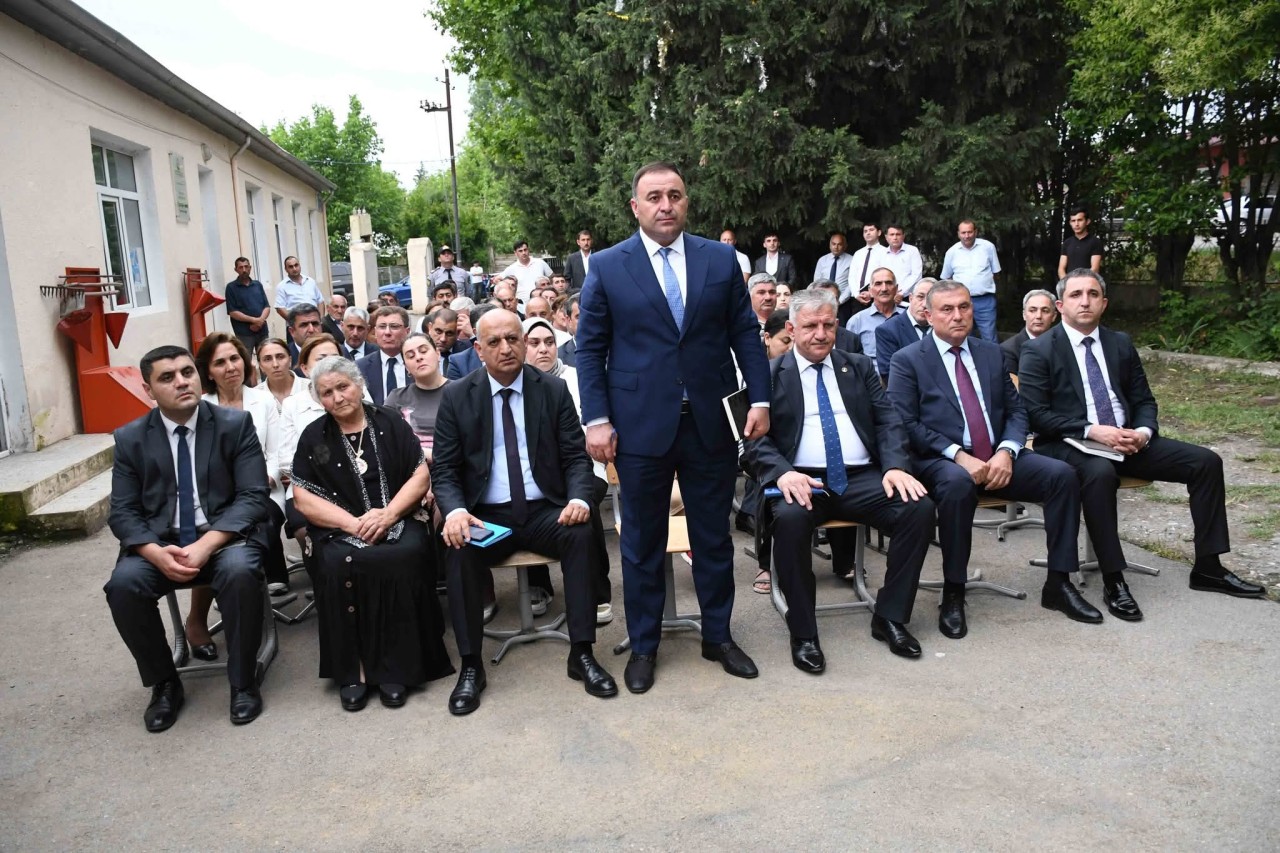 Vaqif Həsənovun rayonun Sarıcalı kəndində səyyar qəbul-görüşü keçirilib - FOTOLAR