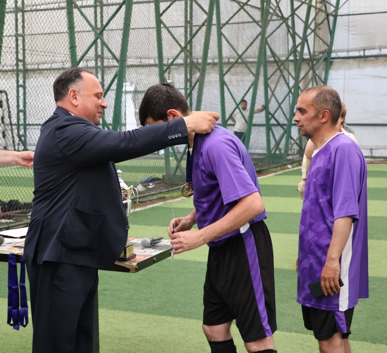 Sumqayıtda “Qurtuluş Kuboku – 2026” minifutbol turniri başa çatıb - FOTOLAR