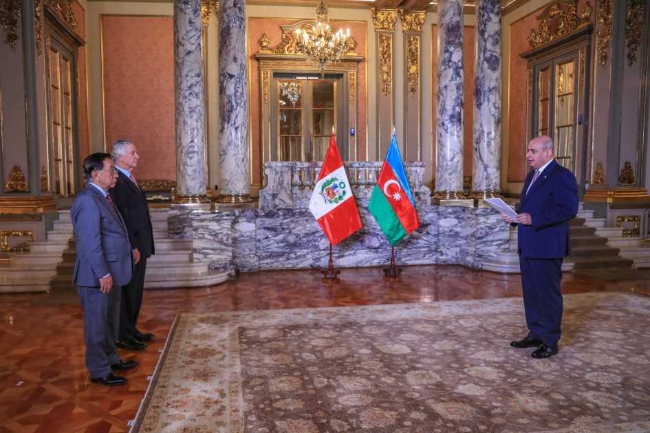 Peru Prezidenti Azərbaycan səfirinin etimadnaməsini qəbul etdi - FOTOLAR