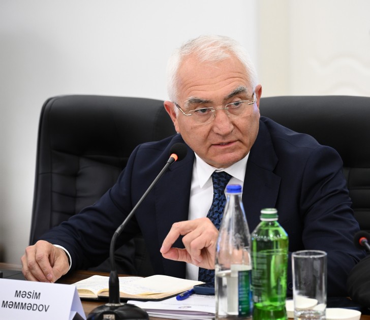 Samir Nuriyev Ağdərədə iclas keçirdi - FOTOLAR