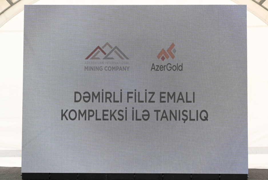 Samir Nuriyev “Dəmirli” Filiz Emalı Kompleksində - FOTOLAR