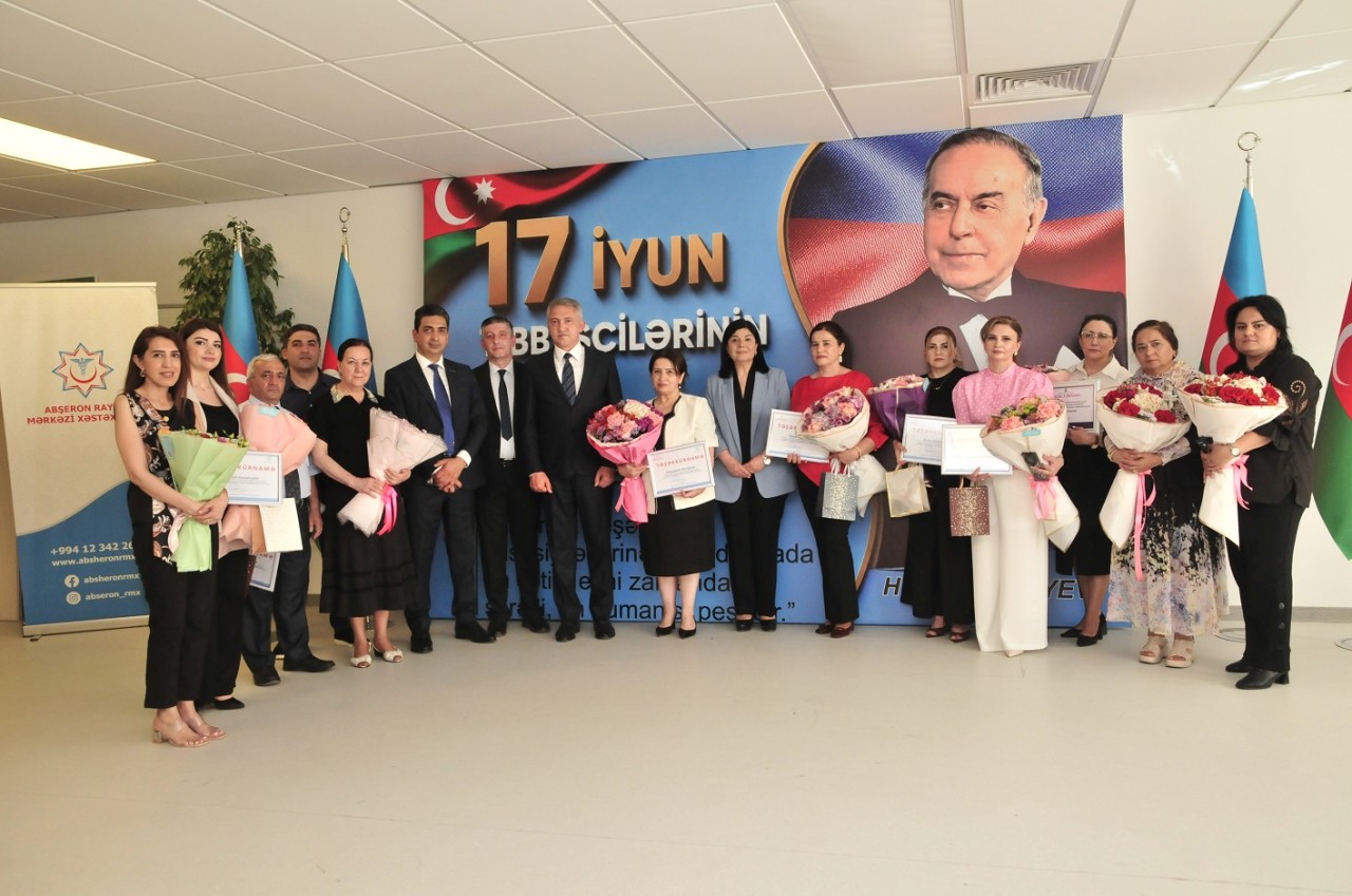 Abşeron rayonunda “17 İyun Tibb İşçilərinin Peşə Bayramı Günü” qeyd edilib - FOTOLAR