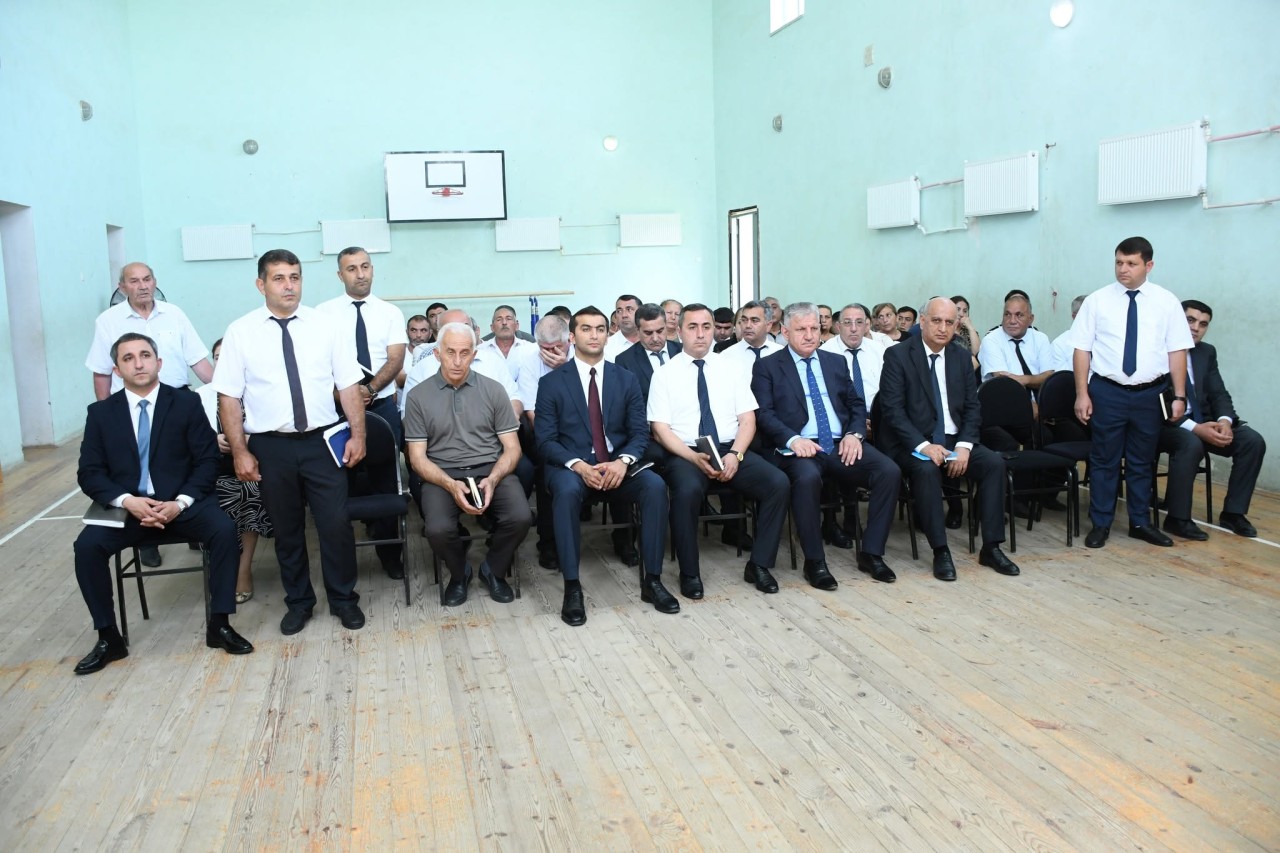 Vaqif Həsənovun Hacıməmmədli kəndində səyyar qəbul-görüşü keçirilib - FOTOLAR