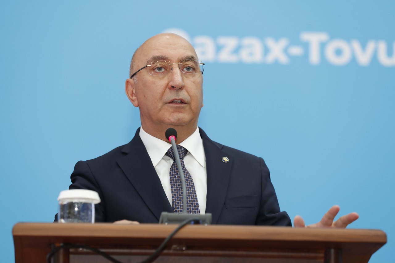 Natiq Əmirov Şəmkirdə regional müşavirə keçirdi - FOTOLAR