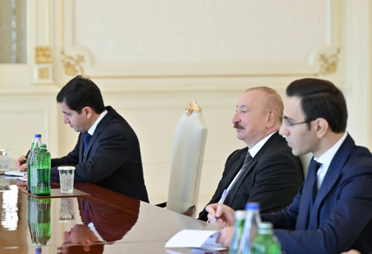 Prezident İordaniya rəsmilərini qəbul etdi - FOTOLAR