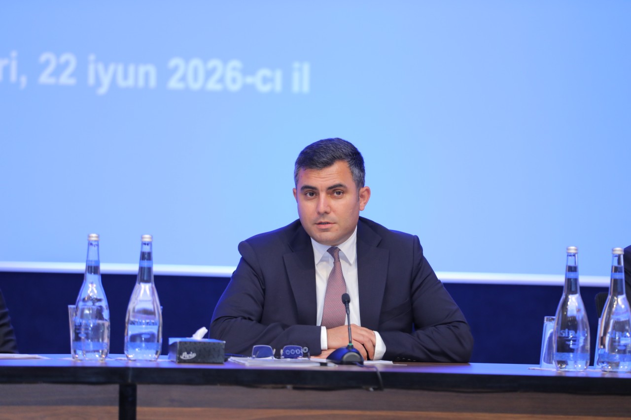 Nazir Məcnun Məmmədov Naxçıvanda regional müşavirədə çıxış edib - FOTOLAR