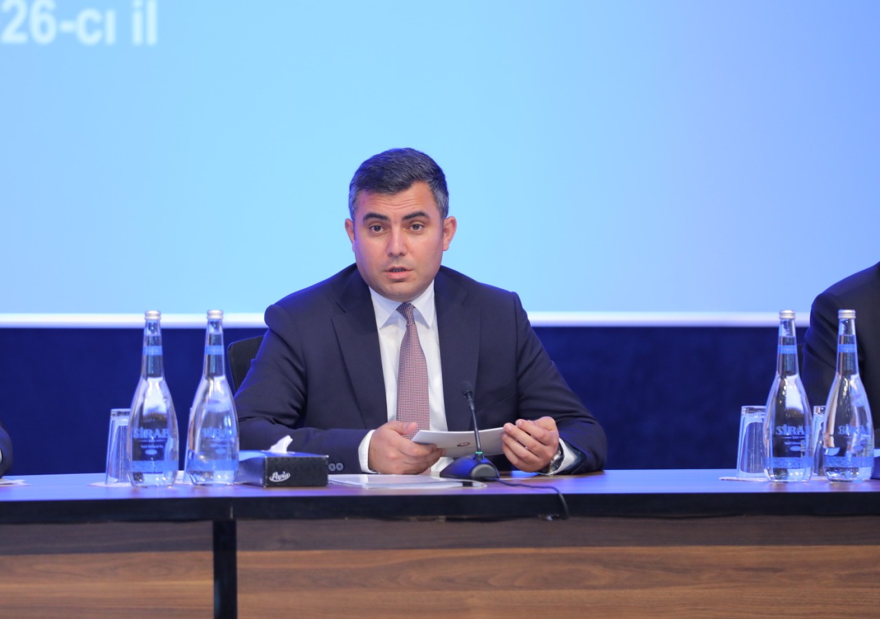 Nazir Məcnun Məmmədov Naxçıvanda regional müşavirədə çıxış edib - FOTOLAR