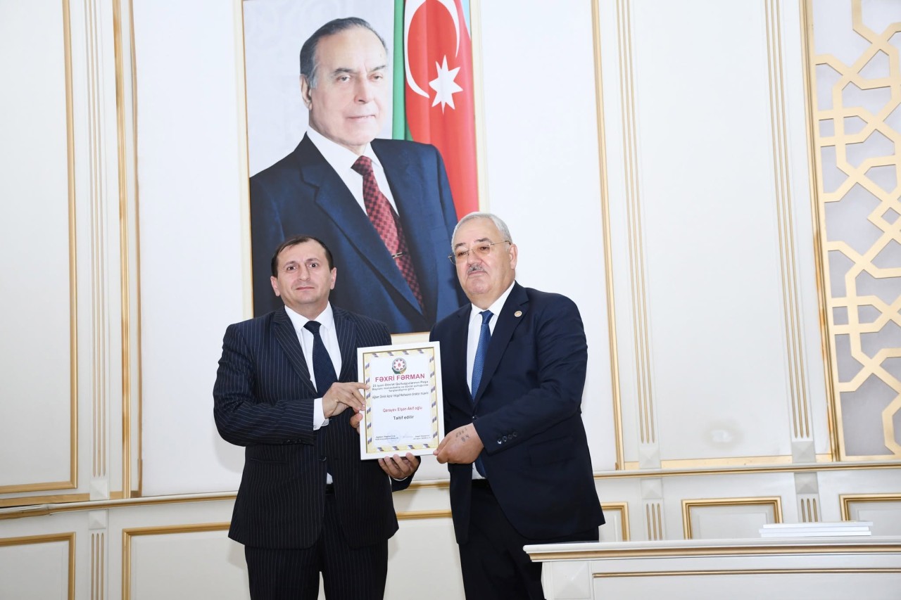 Ağdamda 23 İyun - Dövlət Qulluqçularının Peşə Bayramı Gününə həsr olunmuş tədbir keçirilib - FOTOLAR