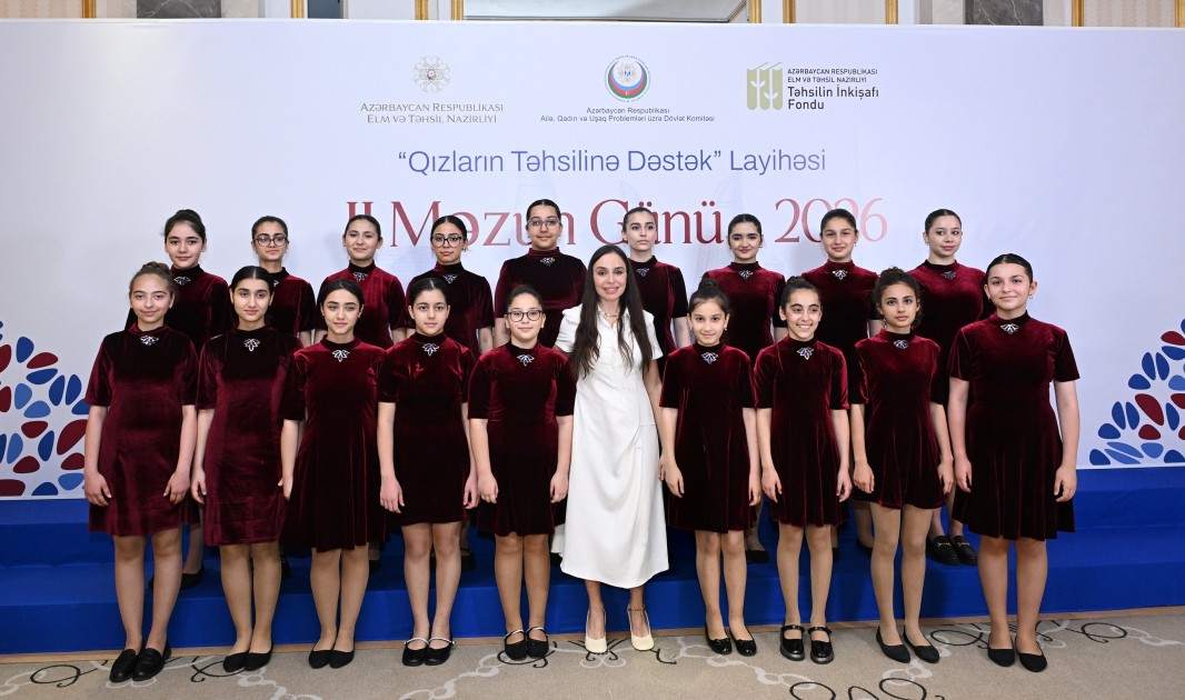 Leyla Əliyeva “Qızların təhsilinə dəstək” layihəsinin II Məzun Günündə - FOTOLAR