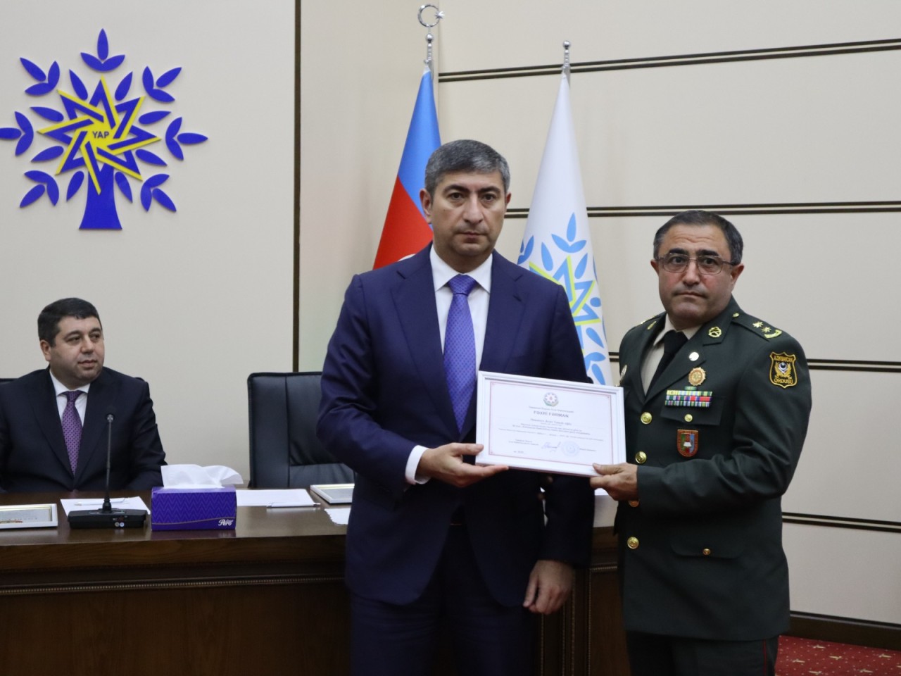 "Müzəffər Azərbaycanın Silahlı Qüvvələri” mövzusunda tədbir keçirildi - FOTOLAR