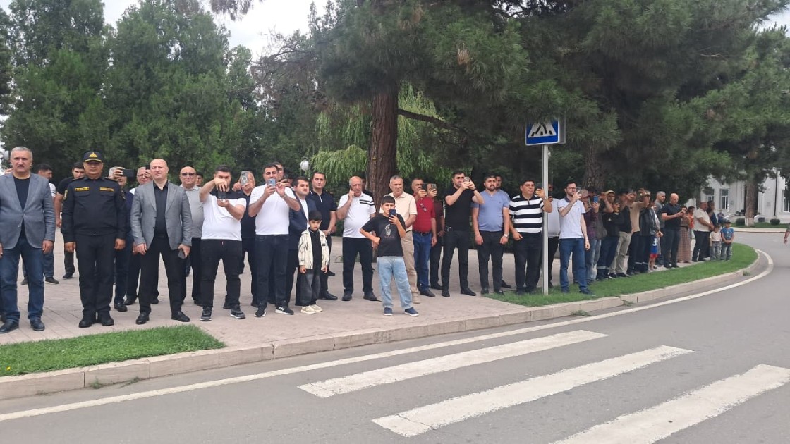 Xankəndidə hərbçilərin yürüşü keçirildi - FOTOLAR