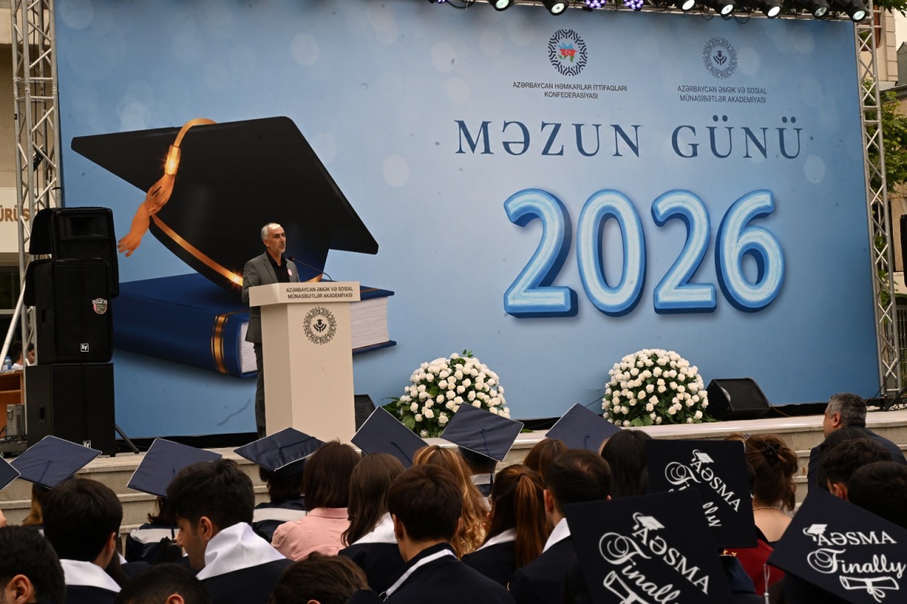 Əmək və Sosial Münasibətlər Akademiyasında “Məzun günü” - FOTOLAR