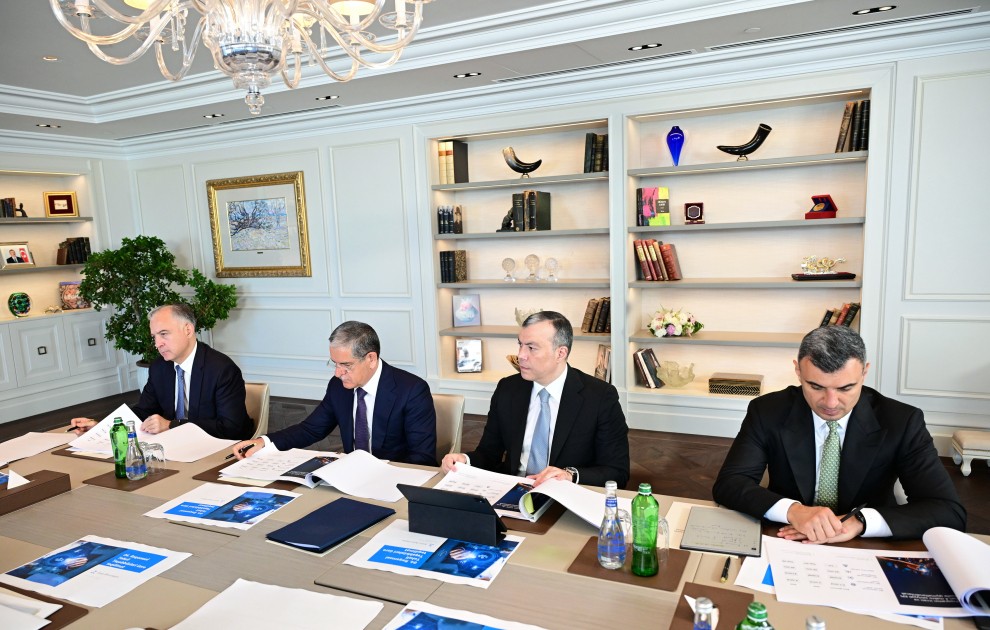 Mehriban Əliyevanın sədrliyi ilə Rəqəmsal İnkişaf Şurasının ilk iclası keçirildi - FOTOLAR