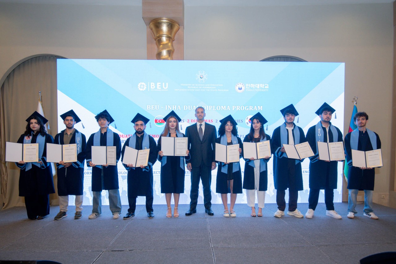BMU-İNHA İDP-nin III məzun buraxılışı keçirilib - FOTOLAR