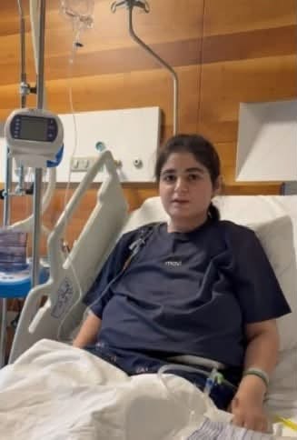 Acıbadem Könül Vəlibəylinin qızını sağalmadan xəstəxanadan çıxardı
