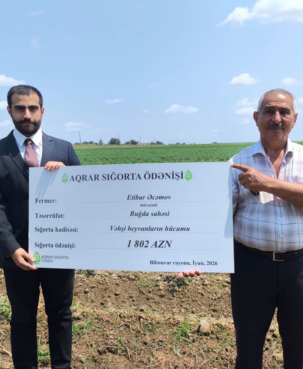 Ödədiyi hər 1 manat sığorta haqqı qarşılığında 57 manat ödəniş aldı - FOTOLAR