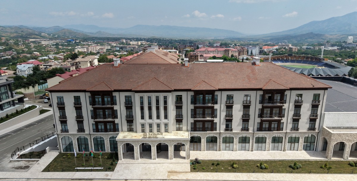 İlham Əliyev “Xankəndi” hotelinin açılışında iştirak edib - FOTOLAR