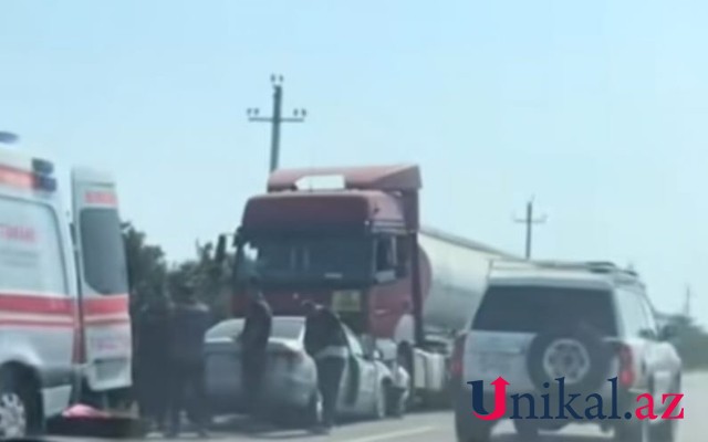 Beyləqandakı qəzada sürücü ölüb - FOTO
