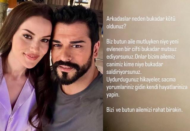 Bacısının toyuna gəlməyən Burak Özçivitdən açıqlama (FOTO)