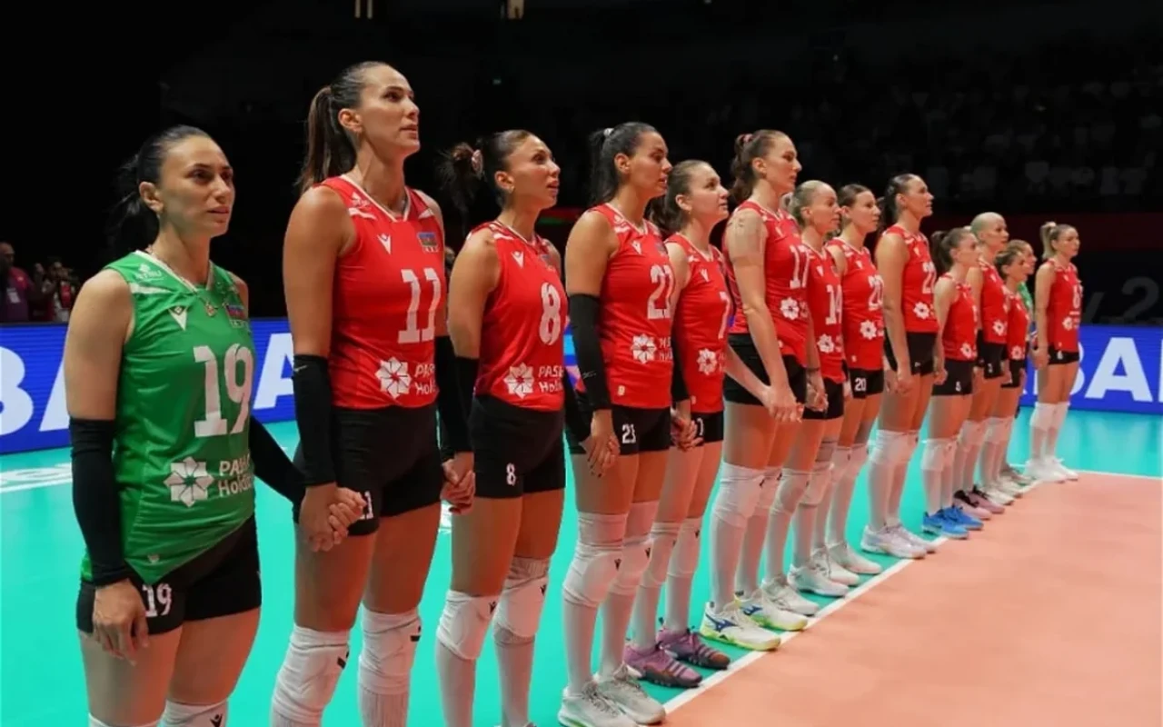 Azərbaycanın qadın voleybolçuları mübarizəni dayandırdılar
