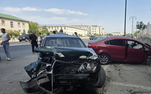 Naxçıvanda zəncirvari qəza olub, xəsarət alanlar var