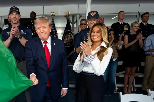 Bu qadın Trampla Melaniya arasında gərginliyə səbəb olub (FOTOLAR)