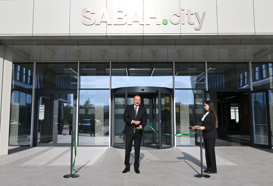 Prezident “SABAH.city"nin birinci mərhələsinin açılışında - FOTOLAR