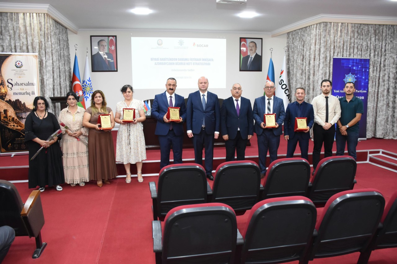 Qaradağda Azərbaycanın neft strategiyasına həsr olunan tədbir keçirildi - FOTOLAR