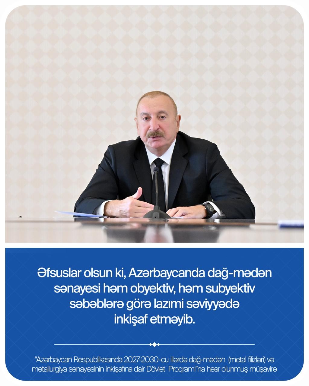Prezidentin çıxışından maraqlı nüanslar - FOTOLAR
